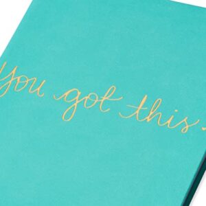 Eccolo Dayna Lee Collection Mint “You Got This” 8x6" Flexi-cover Journal/Notebook, Acid-free Lined Sheets