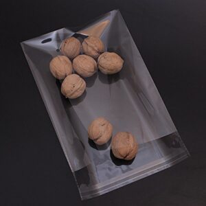 AIRSUNNY 200 Pcs 5-1/2" x 7-1/4" Clear Resealable Cello/Cellophane Bags Good for Bakery, Candle, Soap, Cookie Poly Bags