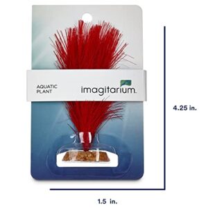 imagitarium Red Feather Silk Aquarium Plant