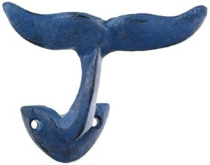 abbott collection 27-iron age/357 tail wall hook, 3.5 inches h, whale tale