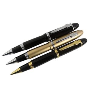 zoohot jinhao 159 black rollerball pen heavy big pen 3 pieces in 3 colors