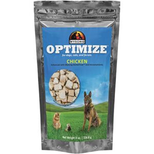 wysong optimize chicken for dogs, cats & ferrets, 8 ounce bag
