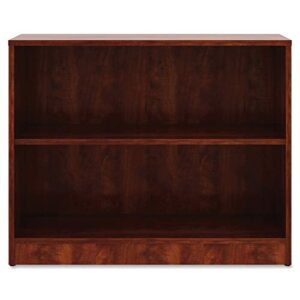 Lorell Cherry Laminate Bookcase Book Rack, 29.5" x 36" x 12"