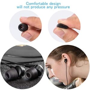 [6 Pairs] Foam Earbud Tips S M L for 5mm-7mm Earphone Anti-Slip Silicone Earbud Covers Memory Ear Bud Foam Rubber Tips Noise Cancelling in Ear Headphone Tips