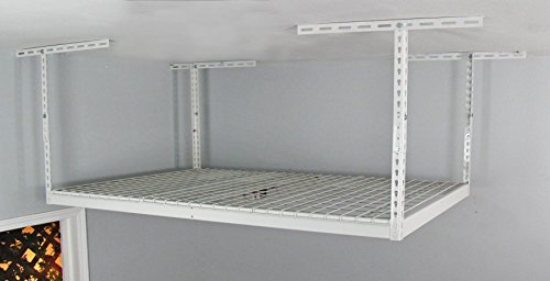 SafeRacks - 4x6 Overhead Garage Storage Rack Combo (24"-45") w/ 18 piece Accessory Kit