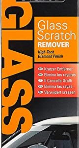 Quixx QGSR1 Glass Scratch Remover, Also for Vehicle Detailing Window Dimond Polish, 30 to 40 Applications, All Inclusive Kit Set, Step 1 Remove Step 2 Polish