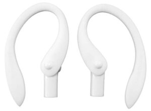 earbudi earhooks compatible with apple airpods | white