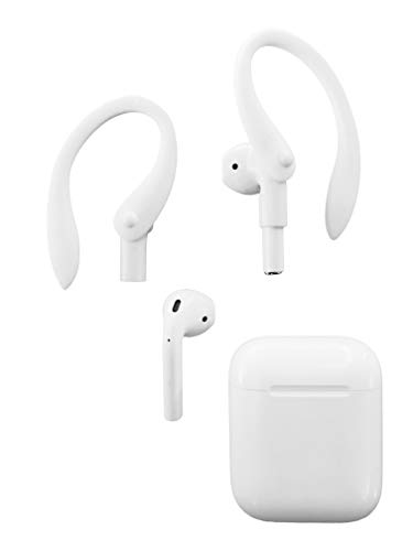 EARBUDi Earhooks Compatible with Apple AirPods | White