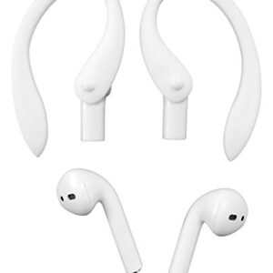 EARBUDi Earhooks Compatible with Apple AirPods | White