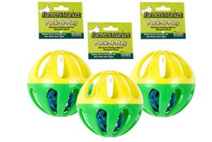 ware manufacturing peck n play chicken ball toy (3 balls)