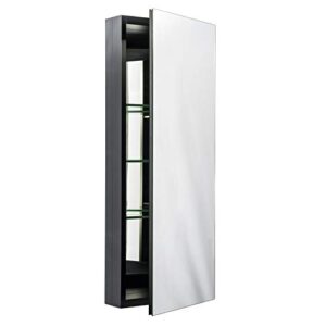 miseno mbc3615-bl mbc3615 dual mount 36" h x 15" w medicine cabinet (surface or recessed mounting)
