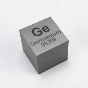 germanium metal 10mm cube 99.999% 5.3grams element ge sample