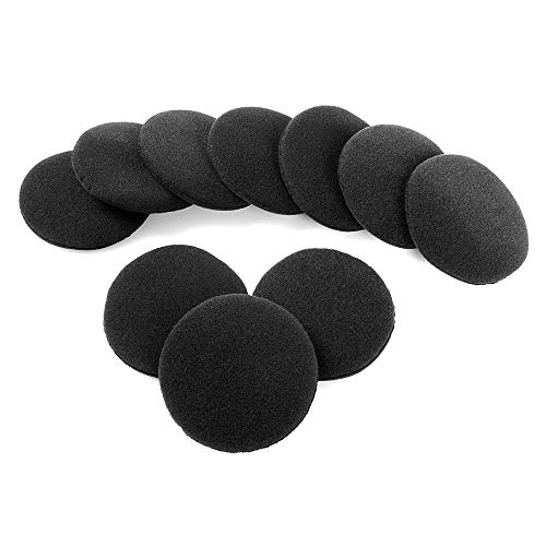 YunYiYi 5 Pairs Replacement Foam Ear Pads Earpads Sponge Cushion Cups Cover Compatible with Logitech H600 H330 H340 Headphones Headset Earphone