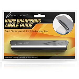 whetstone knife sharpening angle guide by sharp pebble