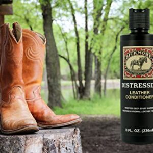 Bickmore Distressed Leather Conditioner 8 oz - Cleaner and Conditioner Lotion for Distressed Leather - Soften and Restore Jackets, Shoes, Boots, Bags and More