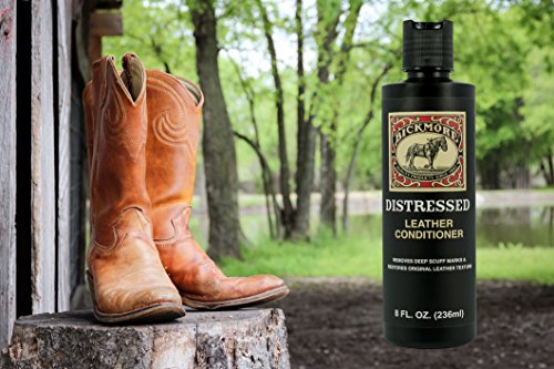 Bickmore Distressed Leather Conditioner 8 oz - Cleaner and Conditioner Lotion for Distressed Leather - Soften and Restore Jackets, Shoes, Boots, Bags and More