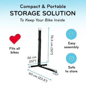 "Bike Nook Vertical Bike Stand & Rack - Freestanding, Upright Floor Stand for Indoor Bike Storage - Garages & Apartment"
