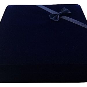 JM Future Gift Box for Jewelry, Necklace, Earring and Bracelet, X-Large, Navy