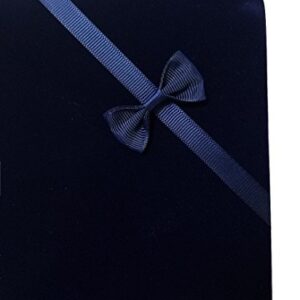 JM Future Gift Box for Jewelry, Necklace, Earring and Bracelet, X-Large, Navy