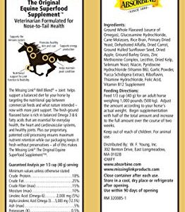 The Missing Link Equine Well Blend + Joint Superfood Supplement Powder, 10.6 lb. Bag / 120 Day Supply