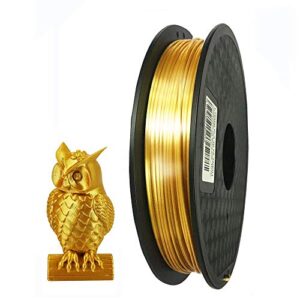silk gold pla filament 1.75mm 3d printer filament 0.5kg silky shiny shine pla material 500g