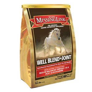 the missing link equine well blend + joint superfood supplement powder, 5.3 lb. bag / 60 day supply