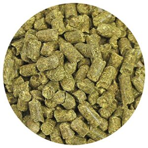 Timothy Pellets (4 lb.) - 100% All Natural, High Fiber, Sun Cured Timothy Hay Grass Food & Treat - Rabbits, Guinea Pigs, Chinchillas, Degus, Prairie Dogs, Tortoises, Hamsters, Gerbils, Rats