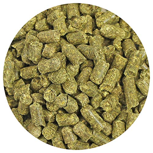 Timothy Pellets (4 lb.) - 100% All Natural, High Fiber, Sun Cured Timothy Hay Grass Food & Treat - Rabbits, Guinea Pigs, Chinchillas, Degus, Prairie Dogs, Tortoises, Hamsters, Gerbils, Rats