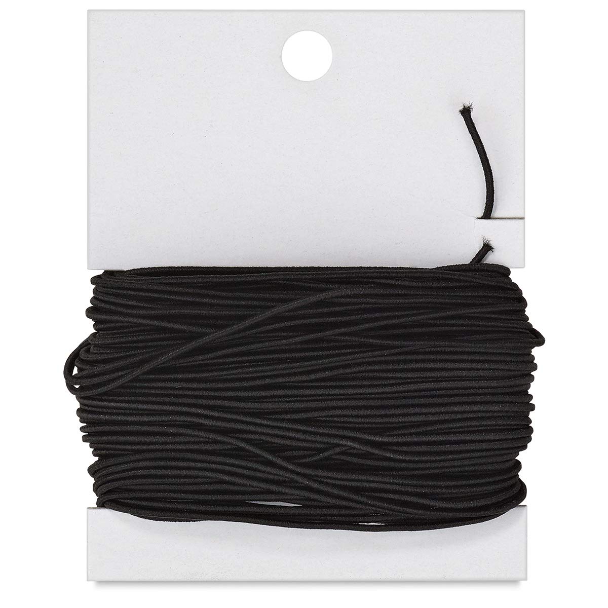 Pacon PACAC3728 Creativity Street Elastic Cord, 1.2mm x 25', Black