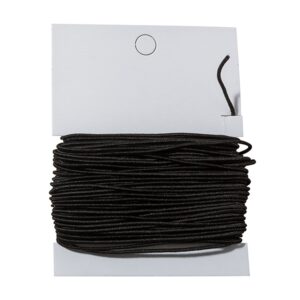 Pacon PACAC3728 Creativity Street Elastic Cord, 1.2mm x 25', Black
