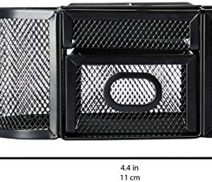 Amazon Basics Mesh Desk Organizer, Black