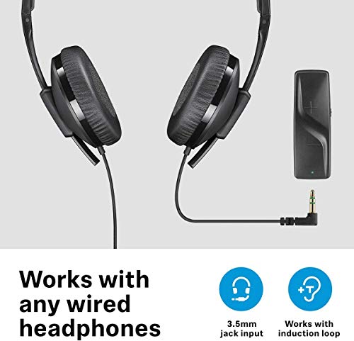 Sennheiser Flex 5000 Digital Wireless Headphone for TV Listening - Black