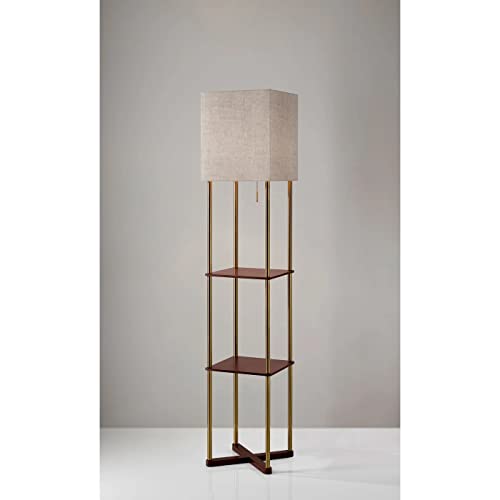 Adesso 3183-21 Harrison Shelf Floor Lamp