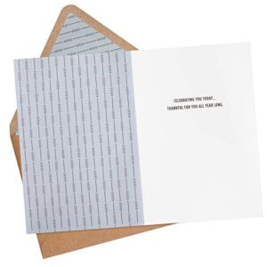 Hallmark Signature Father's Day Card (Cork Lettering, Thankful for You) (799FFW9652)