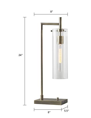 Adesso 3852-21 Dalton Table Lamp, Antique Brass