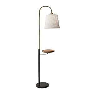 adesso 3408-21 jeffrey shelf floor lamp