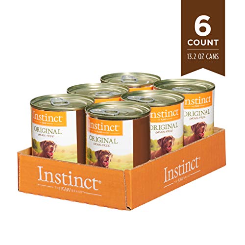 Instinct Original Grain Free Real Beef Recipe Natural Wet Canned Dog Food, 13.2 oz. Cans (Case of 6)