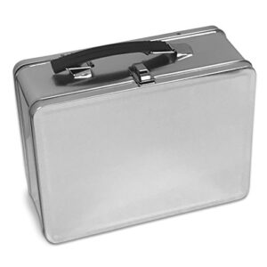 xl plain metal lunch box