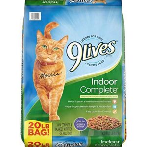 9lives indoor complete cat food, 20-pound bag