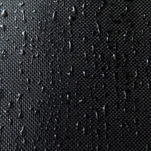 solid onyx black 100% nylon canvas fabric water repel finish 58" width x 5 yard lot