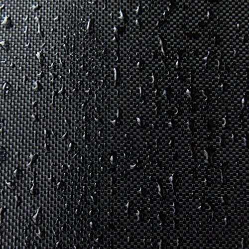 Solid Onyx Black 100% Nylon Canvas Fabric Water Repel Finish 58" Width x 5 Yard Lot