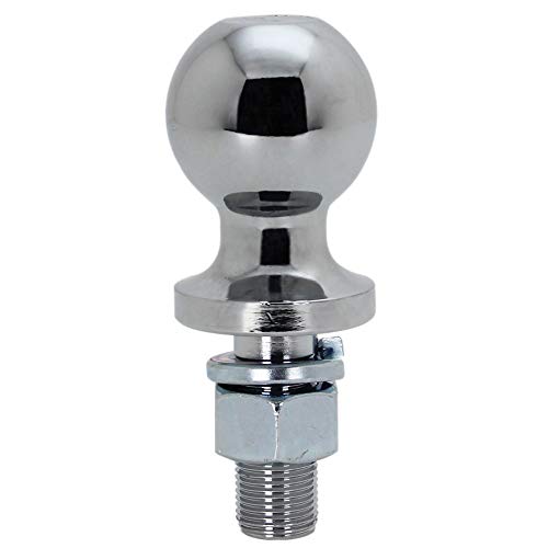 Quick Products QP-HB3001 1-7/8" Chrome Hitch Ball - 3/4" Diameter x 2" Long Shank - 2,000 lbs.