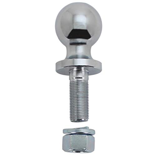 Quick Products QP-HB3001 1-7/8" Chrome Hitch Ball - 3/4" Diameter x 2" Long Shank - 2,000 lbs.