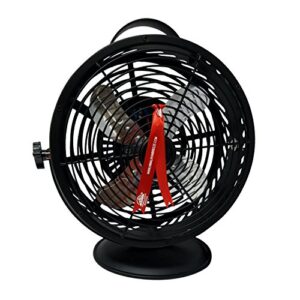 himalayan breeze hbm-7015a24 matte black, portable fan, adds and unique ambiance to any room by wbm