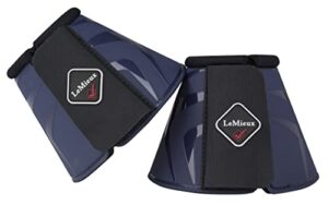 lemieux proshell overreach horse boots - over reach or bell boots for horses - protective gear and training equipment - equine boots, wraps & accessories (navy - medium)