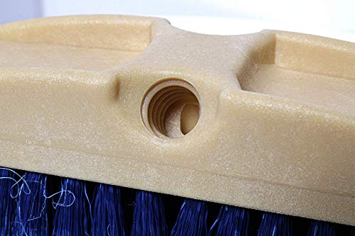 Guttermaster GM-215-8 Blue 8 Inch Oblong Medium Soft Flow Through Brush with Flagged Ends for RV's and Larger Vehicles