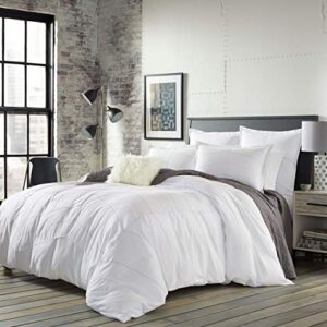 City Scene - Euro Sham Pillow Covers, Smooth & Soft Bedding, Stylish Home Decor (Courtney White, 2 Piece)