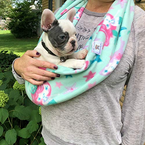Critter Cuddler Small Animal Carrier and Bonding Pouch Anti-Anxiety Interactive Play Exercise Ring Therapeutic for Pet & Handler Small Dog Cat Hedgehog Puppy Travel Sling - Made in USA (Camel)