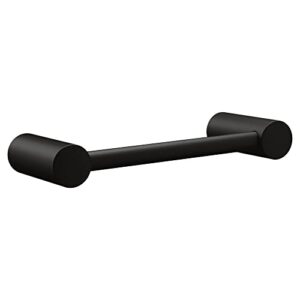 moen align matte black 9-inch modern hand -towel bar, yb0486bl