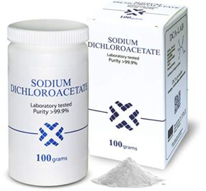 dca - sodium dichloroacetate 100g powder, purity >99.9%, made in europe, by dca-lab, certificate of analysis included, tested in a certified laboratory, buy directly from manufacturer, 3.5oz